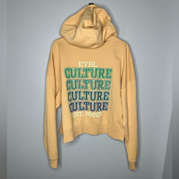 Jordan Women’s EYBL Basketball Essential Fleece Hoodie Loose fit Peach color - Picture 3 of 7